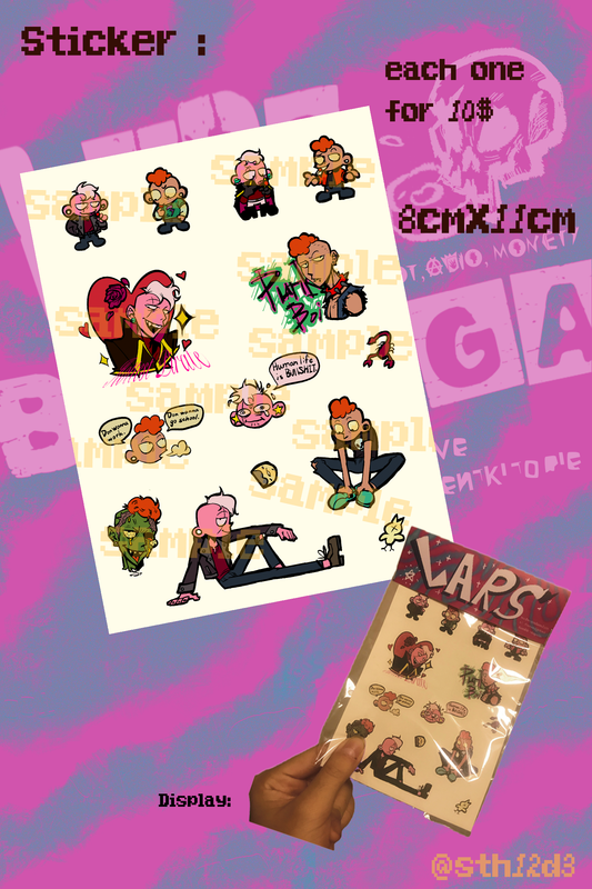 【SU Lars】Sticker Page